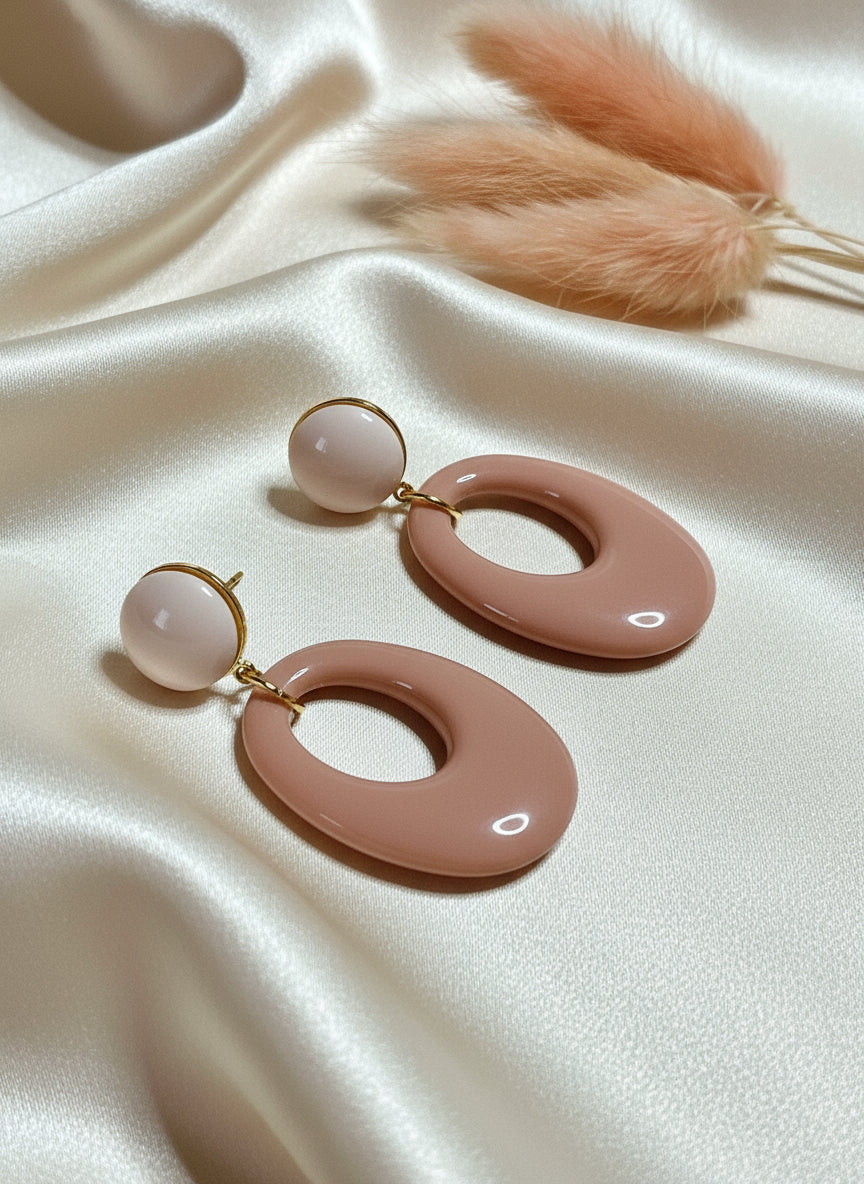Boucles d'oreilles Ovaline
