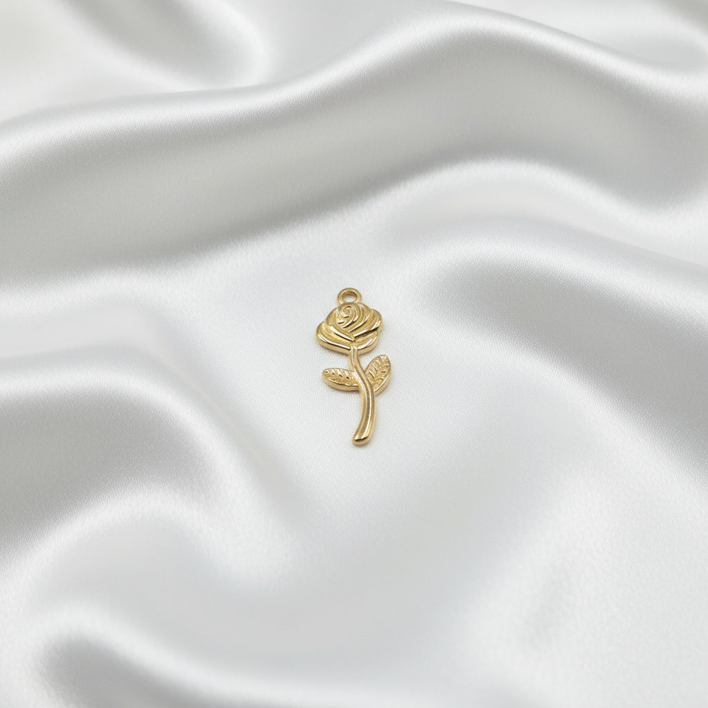 Charm Fleur doré