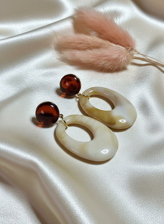 Boucles d'oreilles Ovaline
