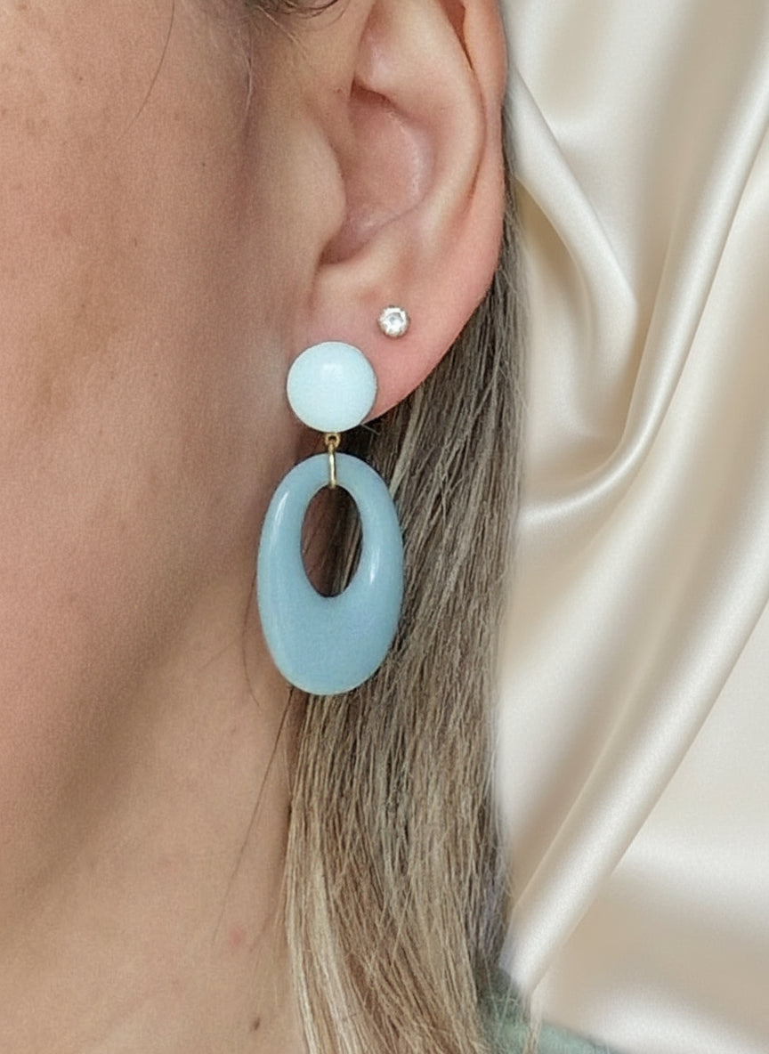 Boucles d'oreilles Ovaline