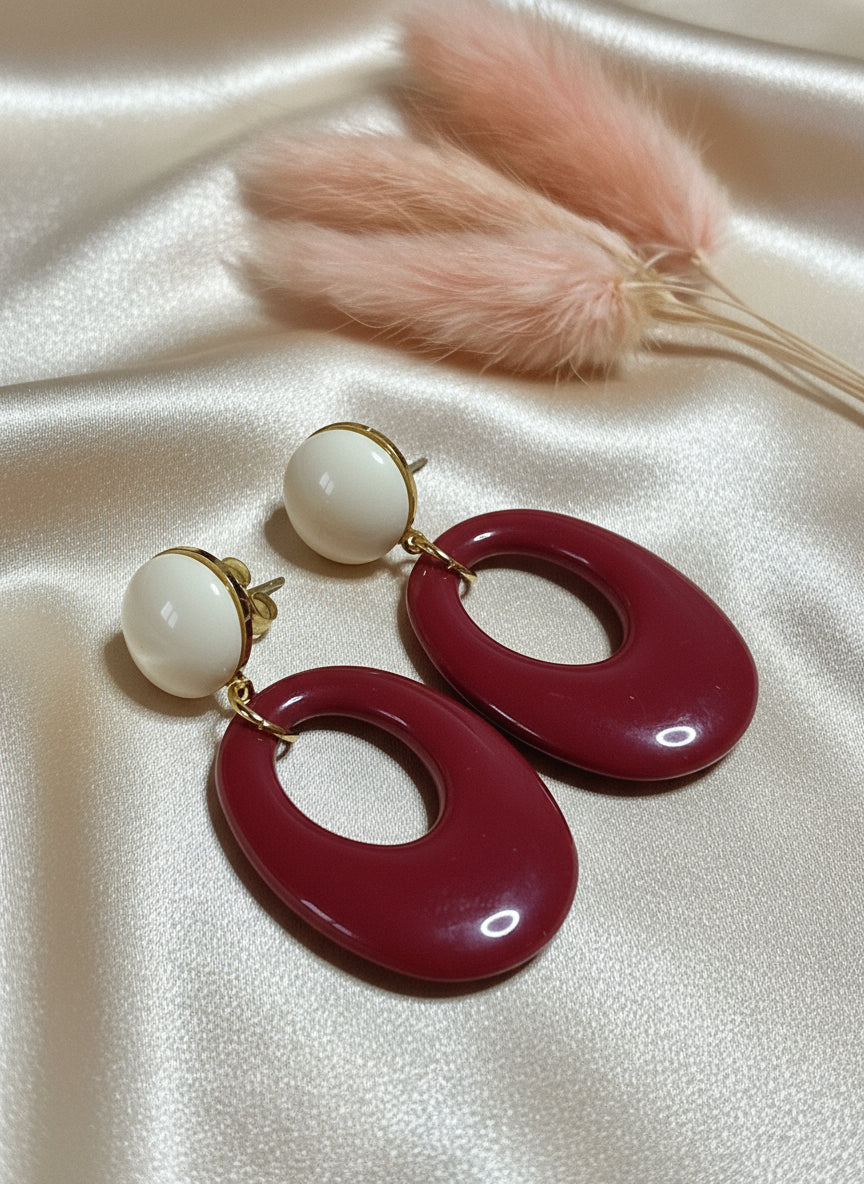 Boucles d'oreilles Ovaline