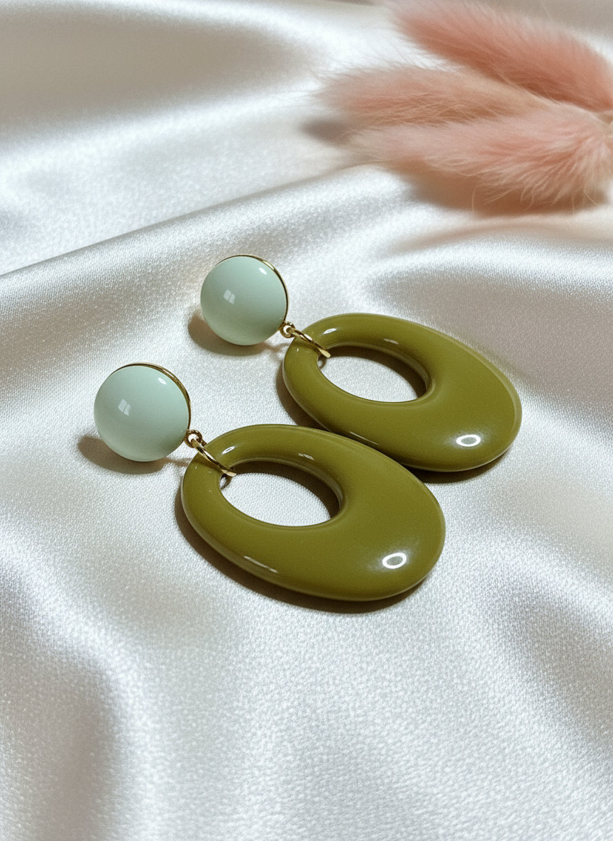 Boucles d'oreilles Ovaline