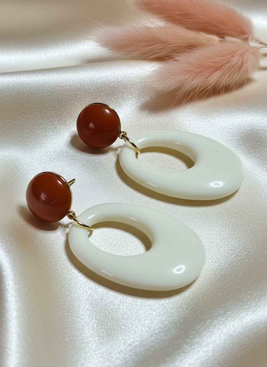 Boucles d'oreilles Ovaline