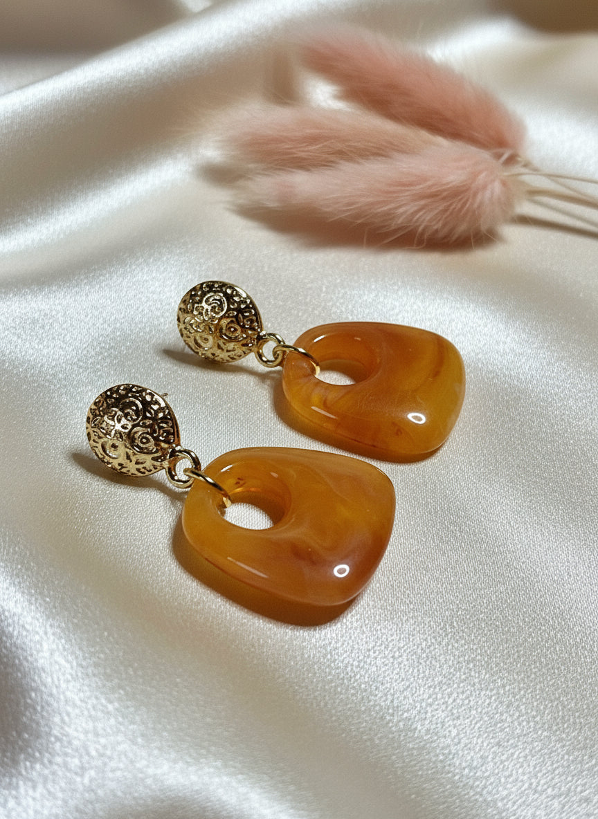 Boucles d'oreilles Trapèze