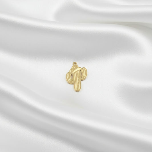 Charm mini Cactus doré