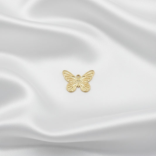 Charm grand Papillon doré