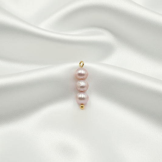 Charm trio de perles d'eau douce