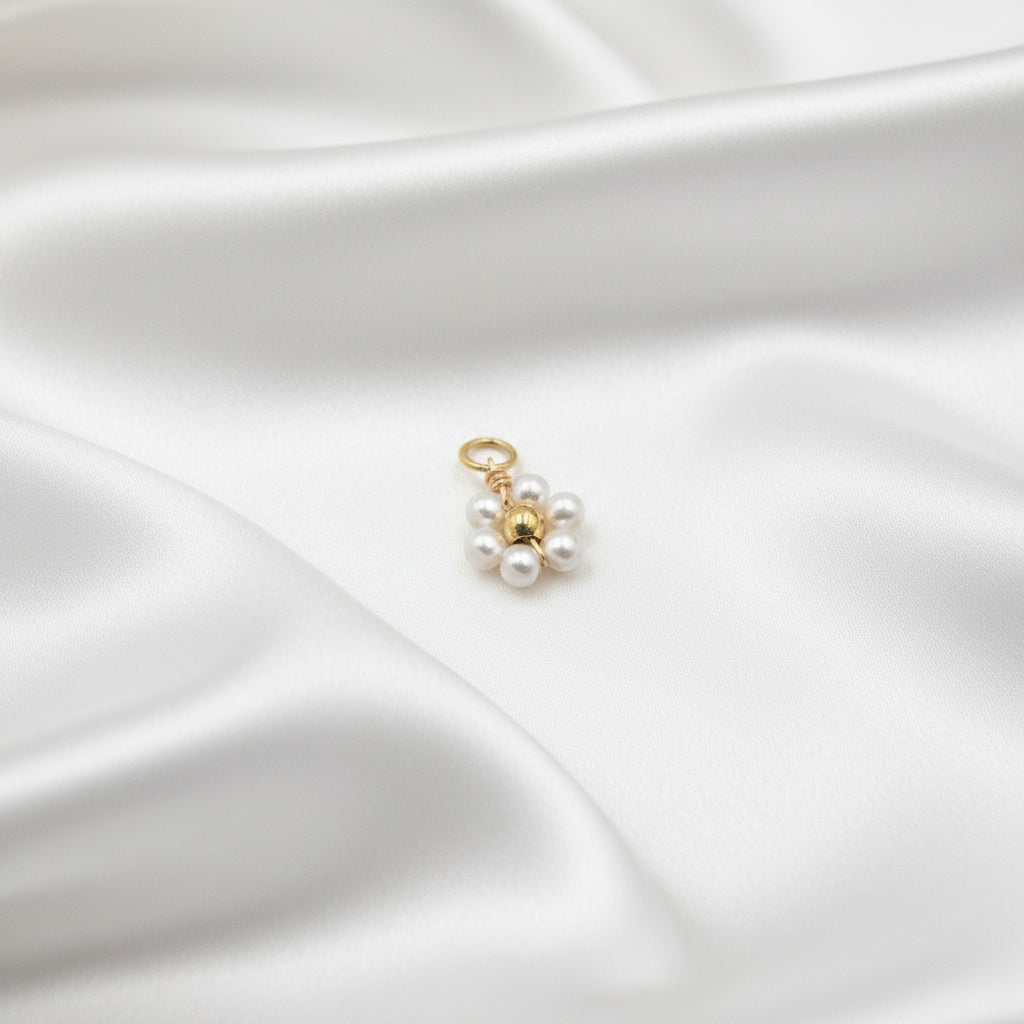 Charm petite Fleur perles