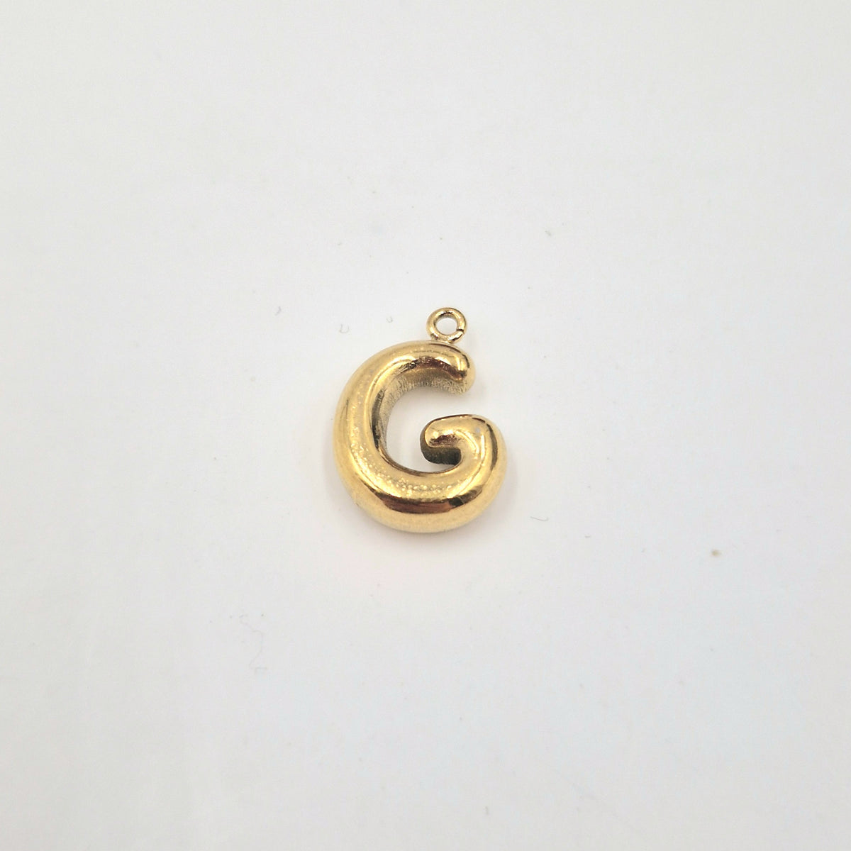 Charm maxi Lettre bubule doré