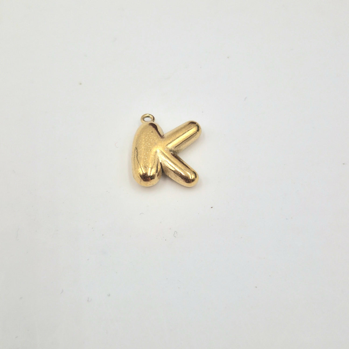 Charm maxi Lettre bubule doré
