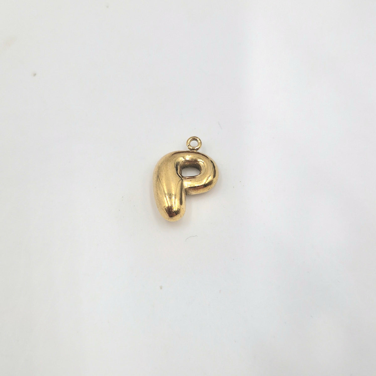 Charm maxi Lettre bubule doré