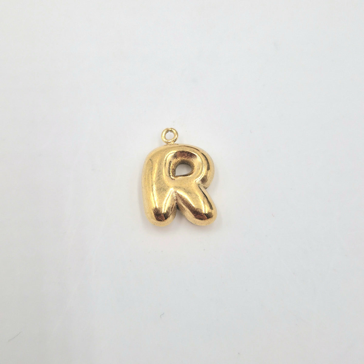 Charm maxi Lettre bubule doré