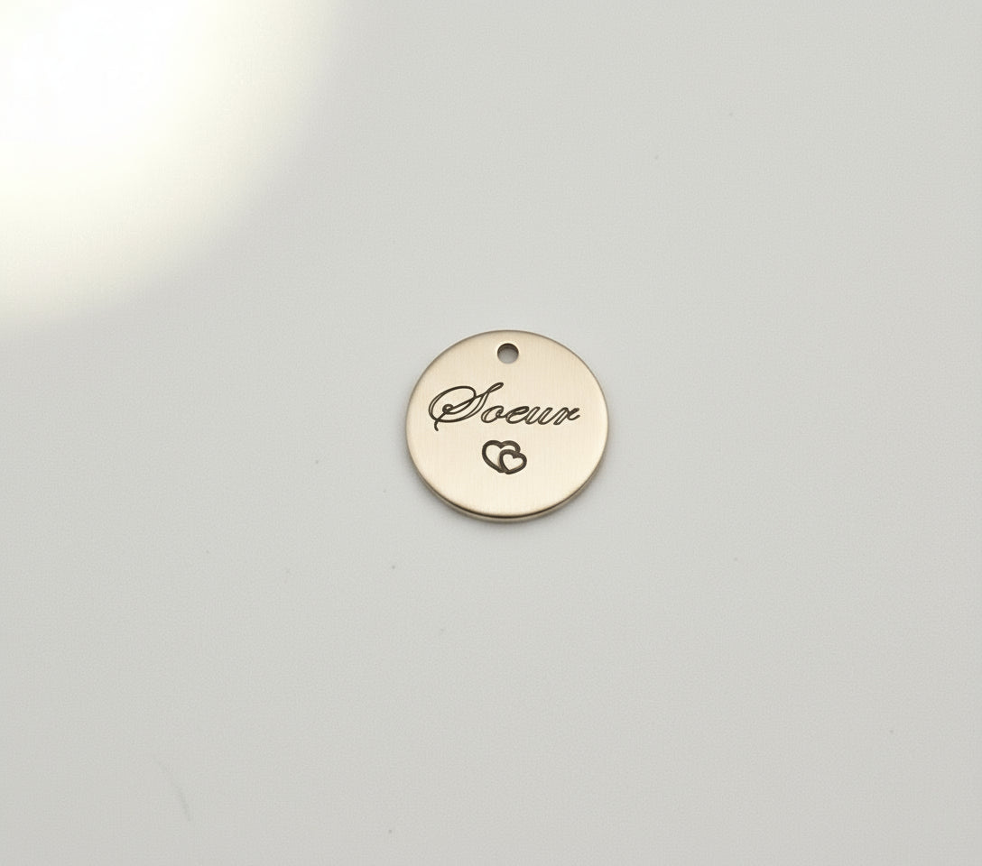 Bracelet jonc Médaille personnalisable