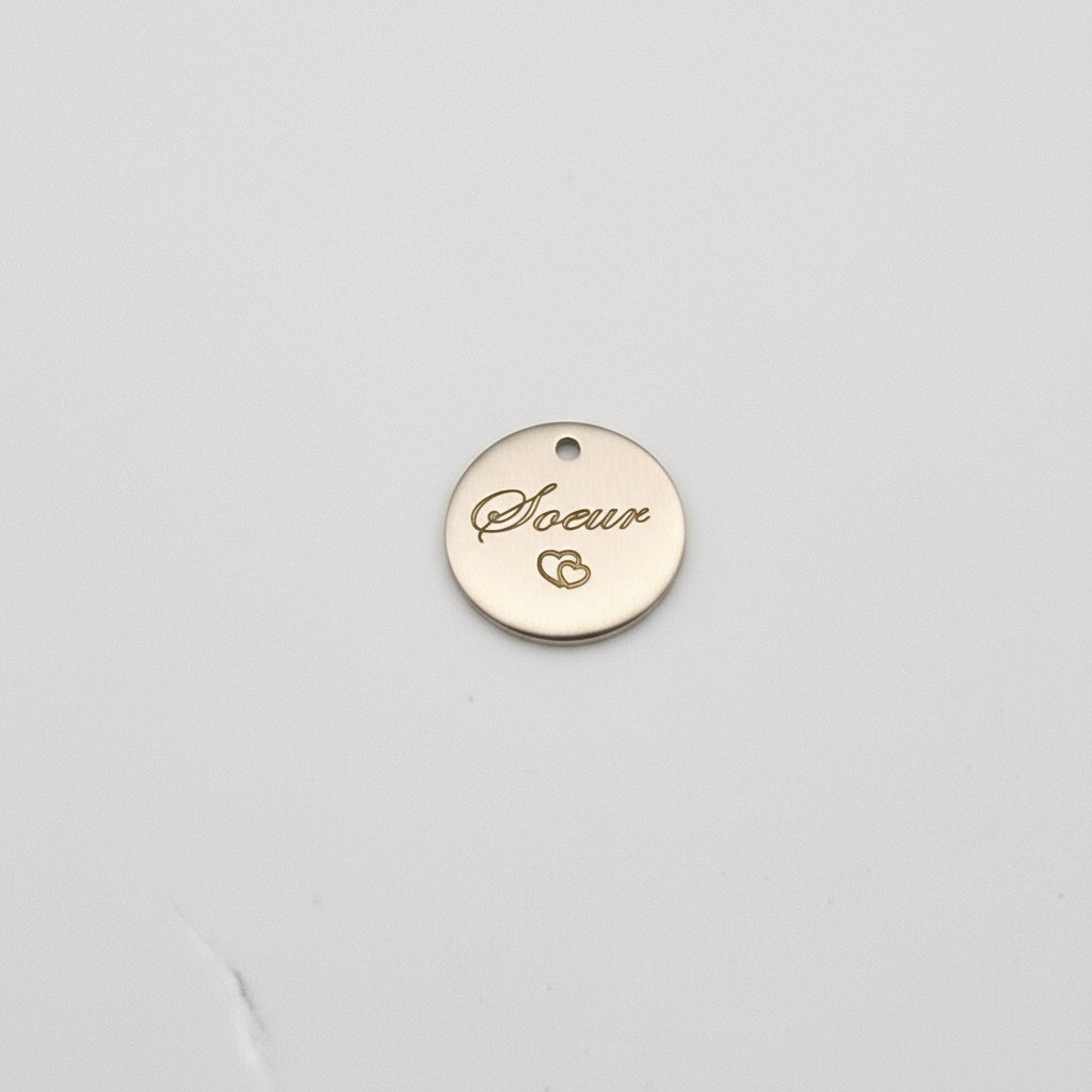Bracelet jonc Médaille personnalisable