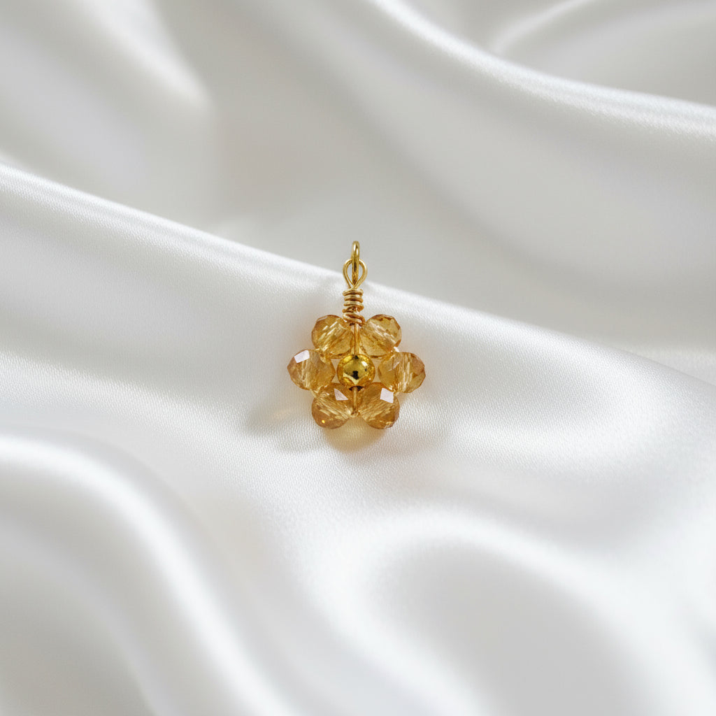Charm petite Fleur perles