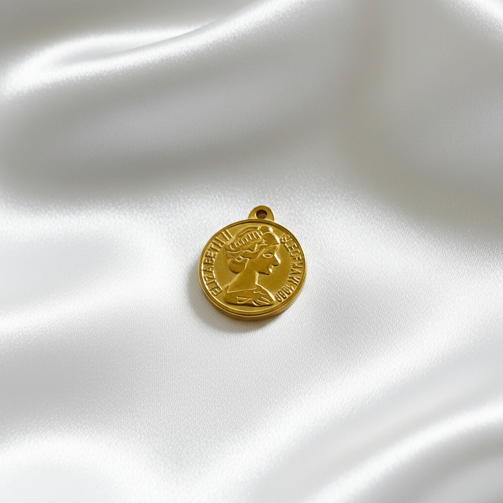 Charm Pièce de monnaie doré