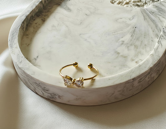 Bague Noeud strass