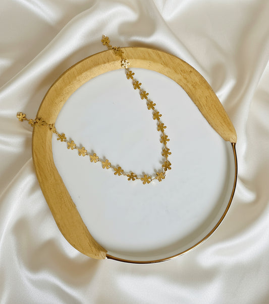 Collier ras de cou Fleurette