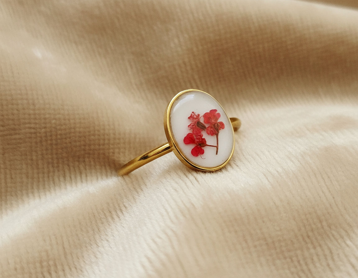 Bague petites fleurs