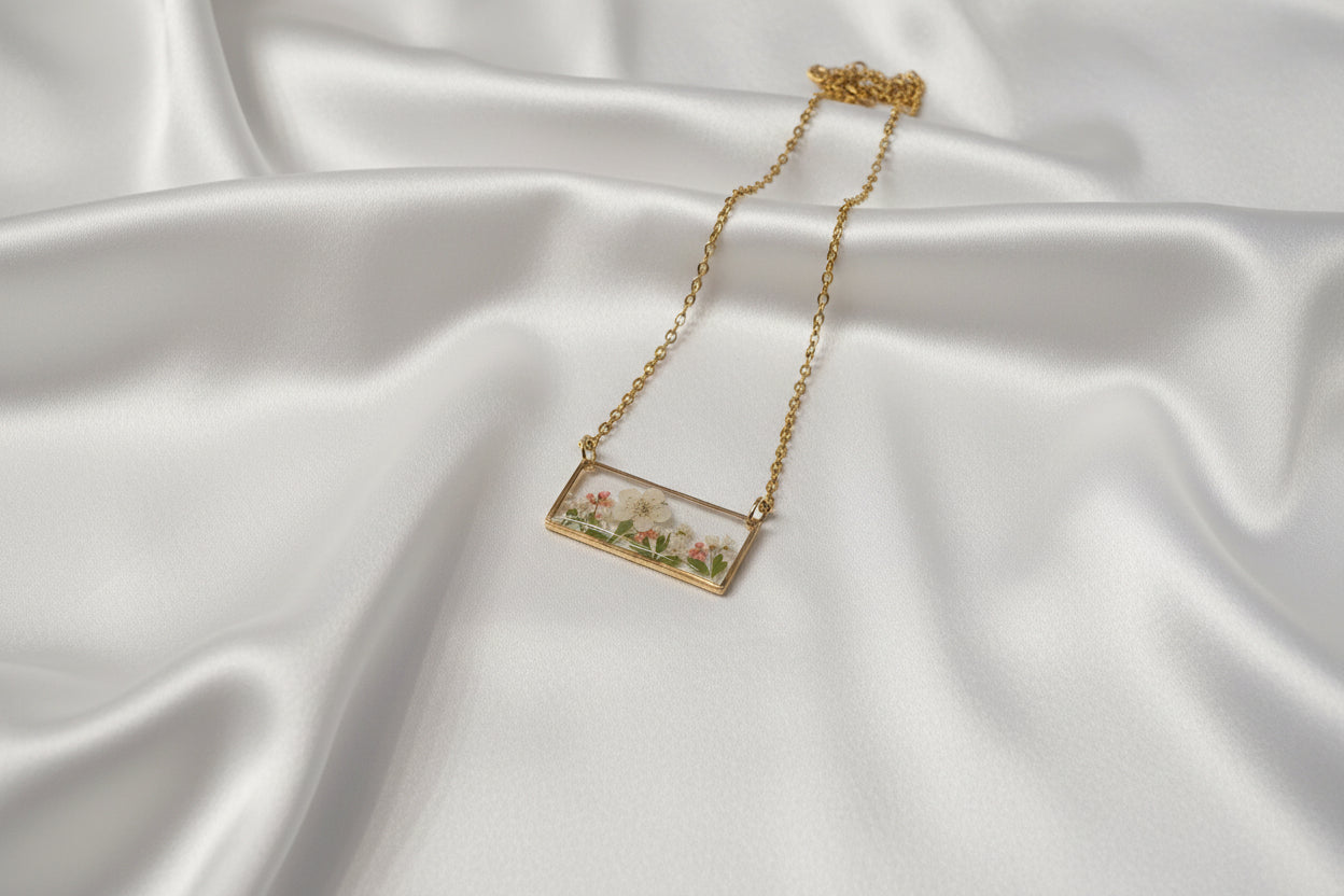 Collier Jardin fleuri