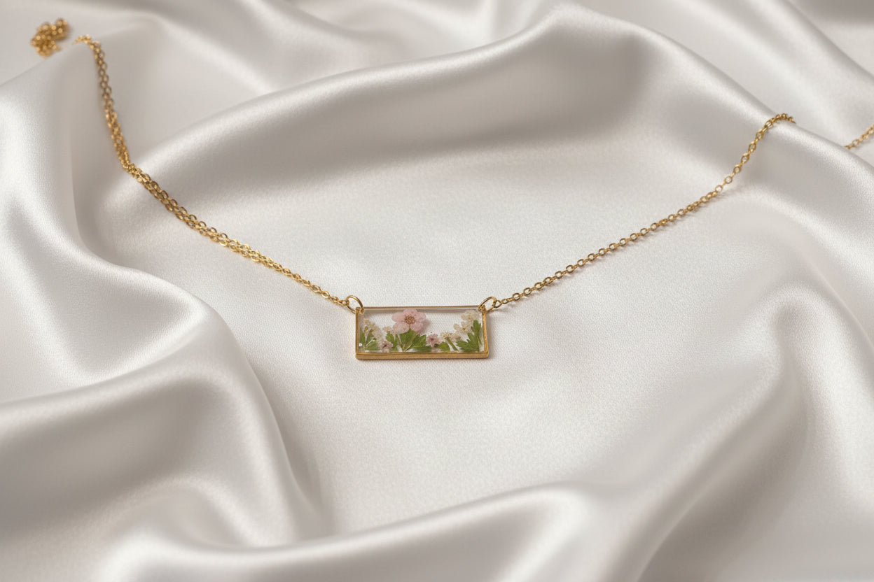 Collier Jardin fleuri