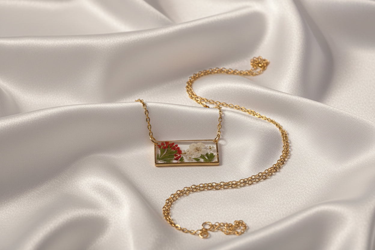 Collier Jardin fleuri