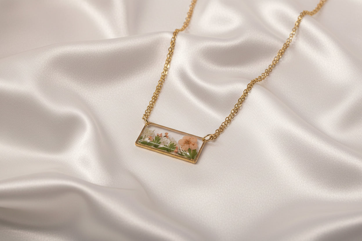 Collier Jardin fleuri