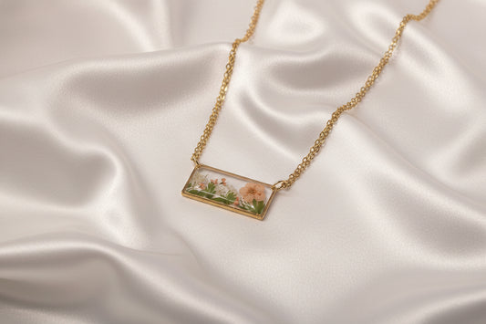 Collier Jardin fleuri