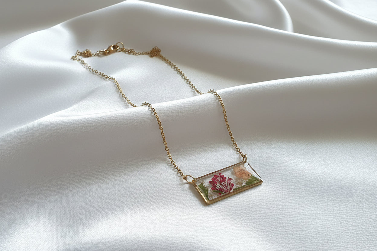 Collier Jardin fleuri