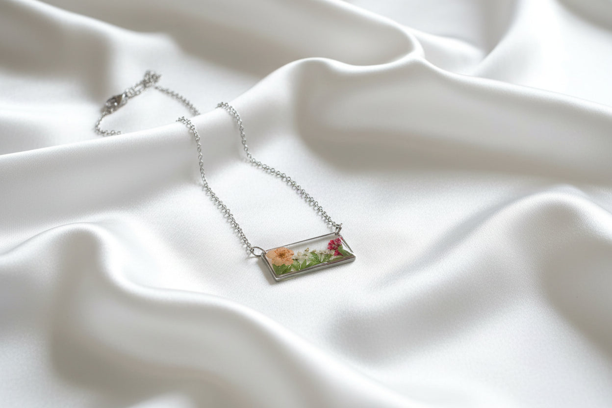 Collier Jardin fleuri